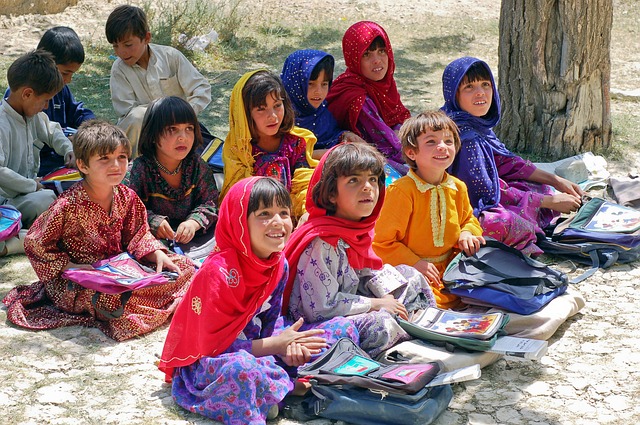 Schoolchildren in Afghanistan