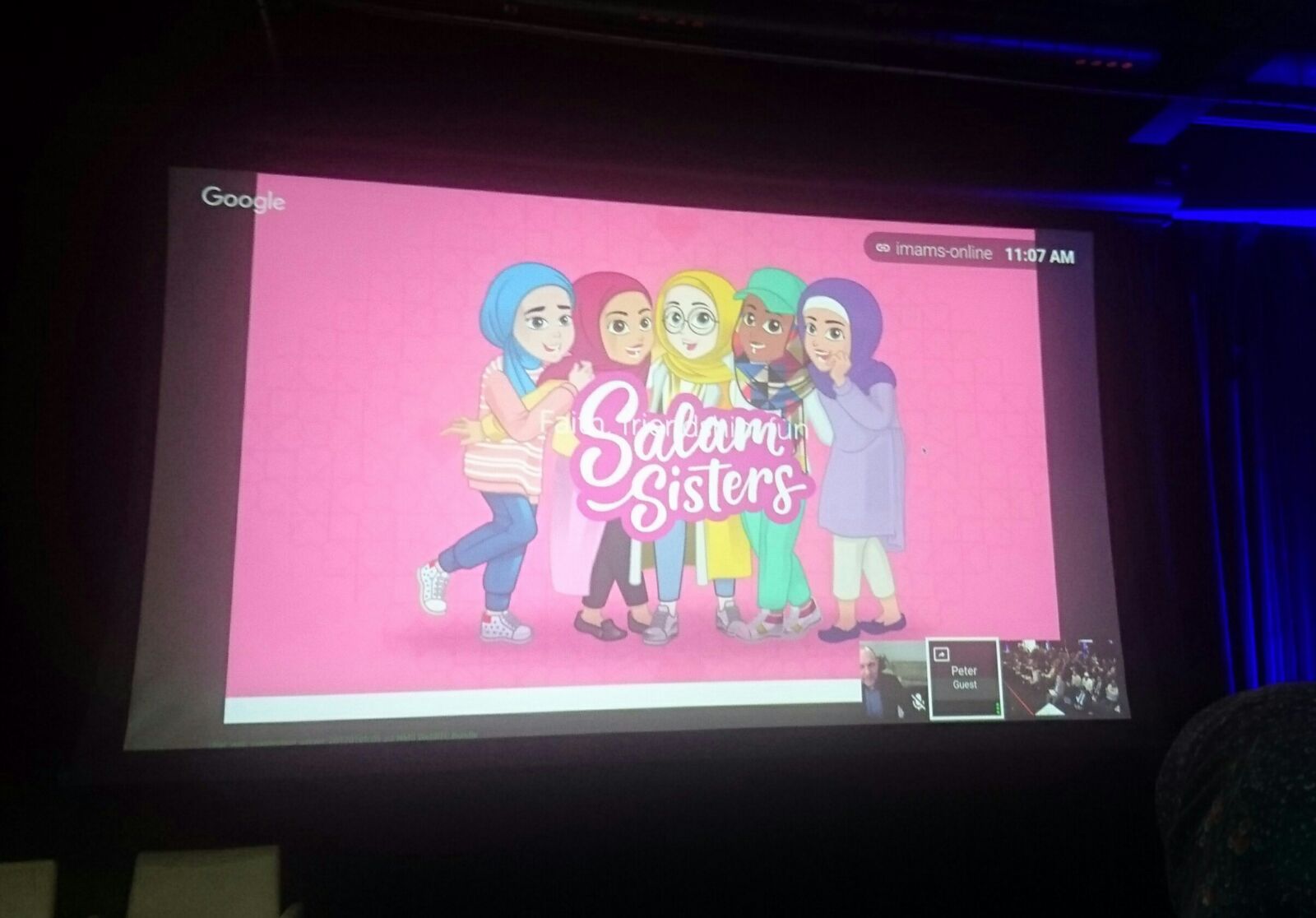 Salam Sisters cartoon showing female characters wearing hijab. Pic credit: Amina Lone. 